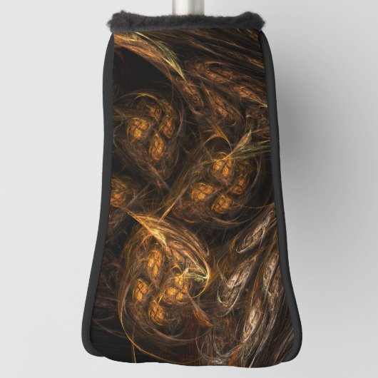 マザーアース抽象芸術アート ゴルフヘッドカバー (回転90)