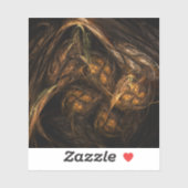 マザーアース抽象芸術アート シール (シート)