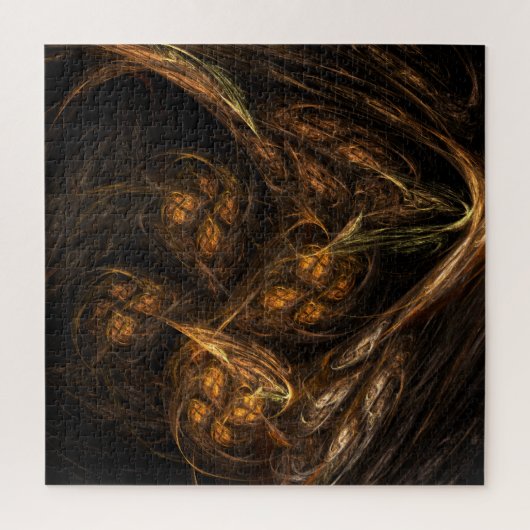 マザーアース抽象芸術アート ジグソーパズル (縦)