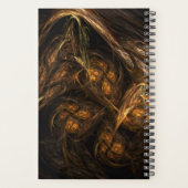 マザーアース抽象芸術アート プランナー手帳 (裏面)