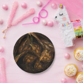 マザーアース抽象芸術アート ペーパープレート (パーティー)