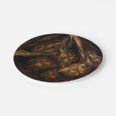 マザーアース抽象芸術アート ペーパープレート (アングル)