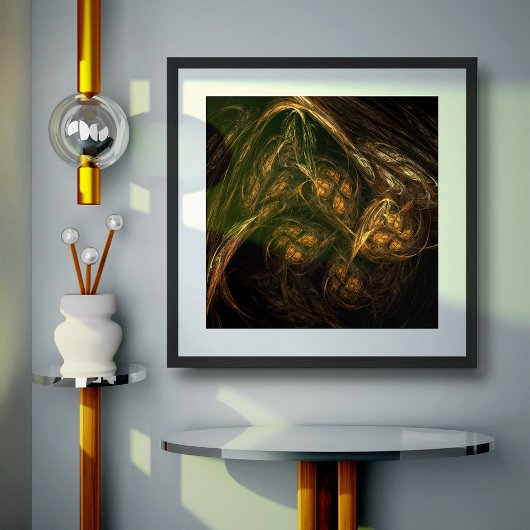 マザーアース抽象芸術アート ポスター