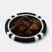 マザーアース抽象芸術アート ポーカーチップ (シングル)