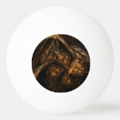 マザーアース抽象芸術アート 卓球ボール (裏面)