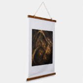 マザーアース抽象芸術アート 吊り下げ型タペストリー (傾斜あり)