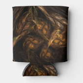 マザーアース抽象芸術アート 缶クーラー (正面)