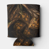 マザーアース抽象芸術アート 缶クーラー (裏面)