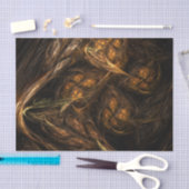 マザーアース抽象芸術アート 薄葉紙 (クラフト)