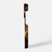 マザーアース抽象芸術アート iPhoneケース (左側面)