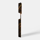 マザーアース抽象芸術アート iPhoneケース (右側面)