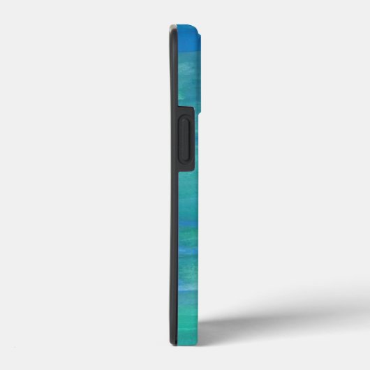 マザーアース抽象芸術イン青 Case-Mate iPhoneケース (裏面 / 右)