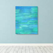 マザーアース抽象芸術キャンバスアート キャンバスプリント (インサイチュ (ウッドフロア))