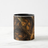 マザーアース抽象芸術コーヒーマグ マグカップ (中央)