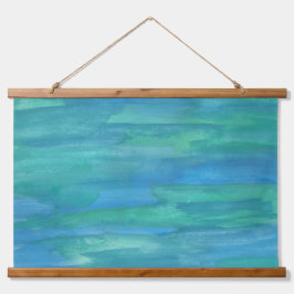 マザーアース抽象芸術水彩 吊り下げ型タペストリー