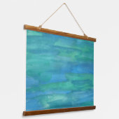 マザーアース抽象芸術水彩 吊り下げ型タペストリー (傾斜あり)