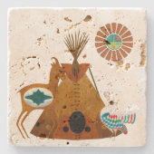 マザーアース ストーンコースター (正面)