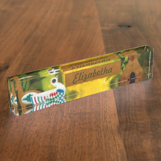 マザーアース デスクネームプレート (側面)