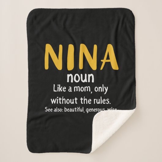 マザーアートニーナ定義 シェルパブランケット (正面)