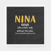 マザーアートニーナ定義 スタンダードランチョンナプキン (正面)