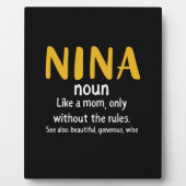 マザーアートニーナ定義 フォトプラーク (正面)