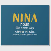 マザーアートニーナ定義 ラッピングペーパー (フラット)