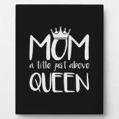 マザーアートマママクイーンの上にタイトル フォトプラーク (正面)
