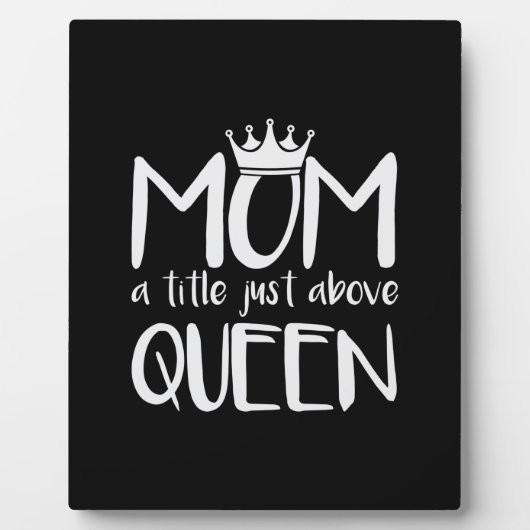 マザーアートマママクイーンの上にタイトル フォトプラーク (正面)