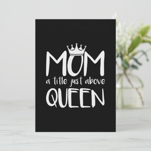 マザーアートマママクイーンの上にタイトル 招待状 (スタンド正面)