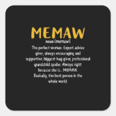 マザーアートミュー定義 スクエアシール (正面)