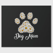 マザーアート最高のドッグマママウェバー誕生日 ラッピングペーパー (フラット)