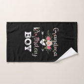 マザーアート |おばあちゃん誕生日少年誕生日 ハンドタオル (ハンドタオル)