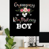 マザーアート |グラミー・オブ・ア・誕生日・ボーイ誕生日 ポスター (ホームオフィス)