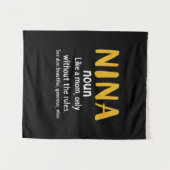 マザーアート・ニナの定義 タペストリー (正面(横))