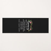 マザーアート |ハニー祖母フローラ定義クリスマス ヨガマット (正面(横))