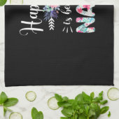 マザーアート |ハピネスはナナフローラクリスマス キッチンタオル (折り畳み)