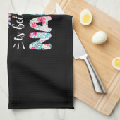 マザーアート |ハピネスはナナフローラクリスマス キッチンタオル (四つ折り)