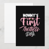 マザーアート マミーの初めての母の日 招待状 (正面/裏面)