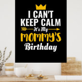 マザーアート |私の母誕生日 ポスター (キッチン)