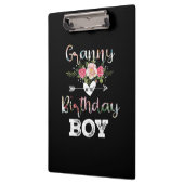 マザーアート |誕生日少年誕生日 クリップボード (左)