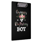 マザーアート |誕生日少年誕生日 クリップボード (右)