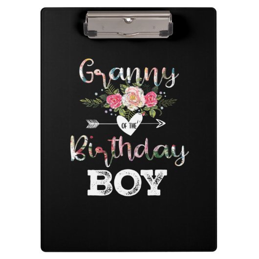 マザーアート |誕生日少年誕生日 クリップボード (正面)