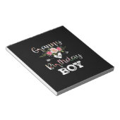 マザーアート |誕生日少年誕生日 ノートパッド (アングル)