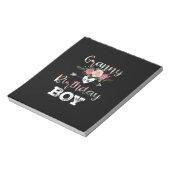 マザーアート |誕生日少年誕生日 ノートパッド (回転)