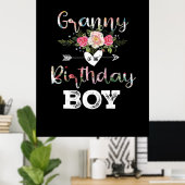 マザーアート |誕生日少年誕生日 ポスター (ホームオフィス)