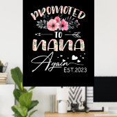 マザーアート | 2023年に再びNanaに昇格したフローラ ポスター (ホームオフィス)