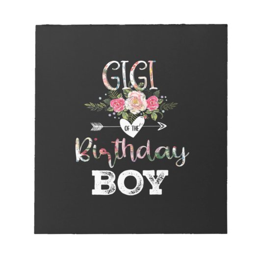 マザーアート | Gigi Of A誕生日ボーイ誕生日 ノートパッド (正面)