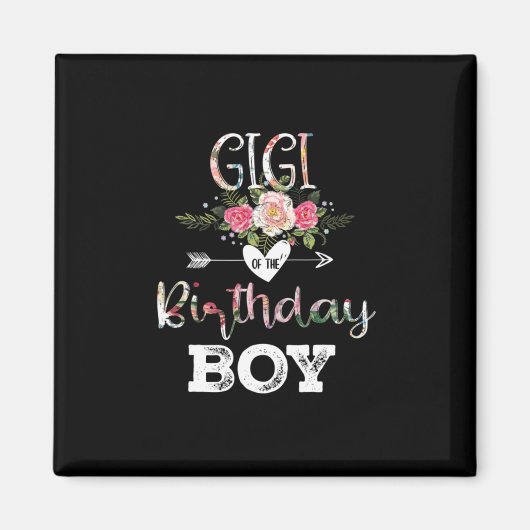 マザーアート | Gigi Of A誕生日ボーイ誕生日 マグネット (正面)