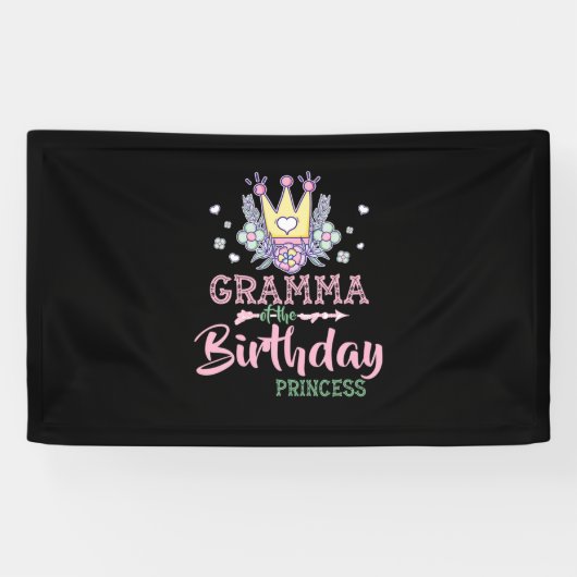 マザーアート | Gramma Of The誕生日プリンセスクリスマス 横断幕 (横)