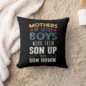 マザーアート Mothers of Little Boys誕生日 クッション (ブランケット)